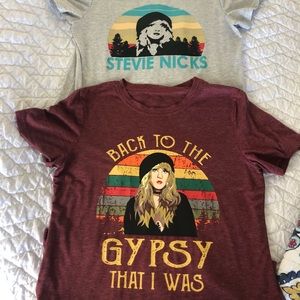 Stevie Nicks Vintage T shirt Bundle ( 2 )